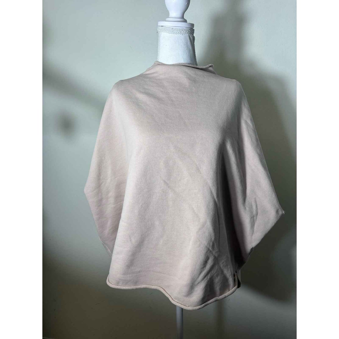 Eileen Fisher Tan Lightweight Pullover Shortsleeve Top Sz XXS