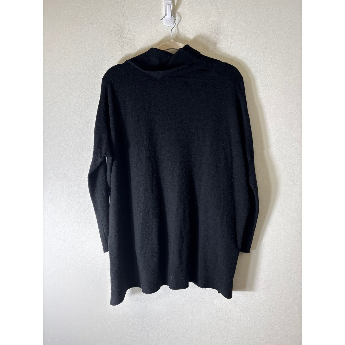 Molly Green Black Long Sleeve Oversized Cowl Neck Sweater Sz M