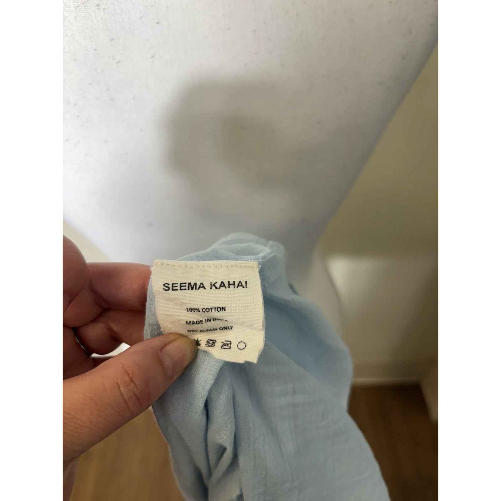 Seema Kahai Multicolor Color Block Tiered Maxi Dress Sz M