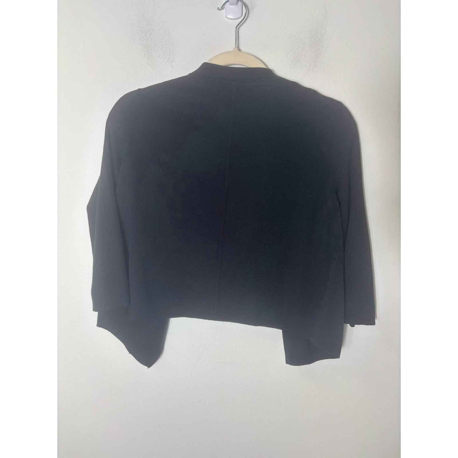 Tommy Bahama Black Long Sleeve Cropped Cardigan Sz SP