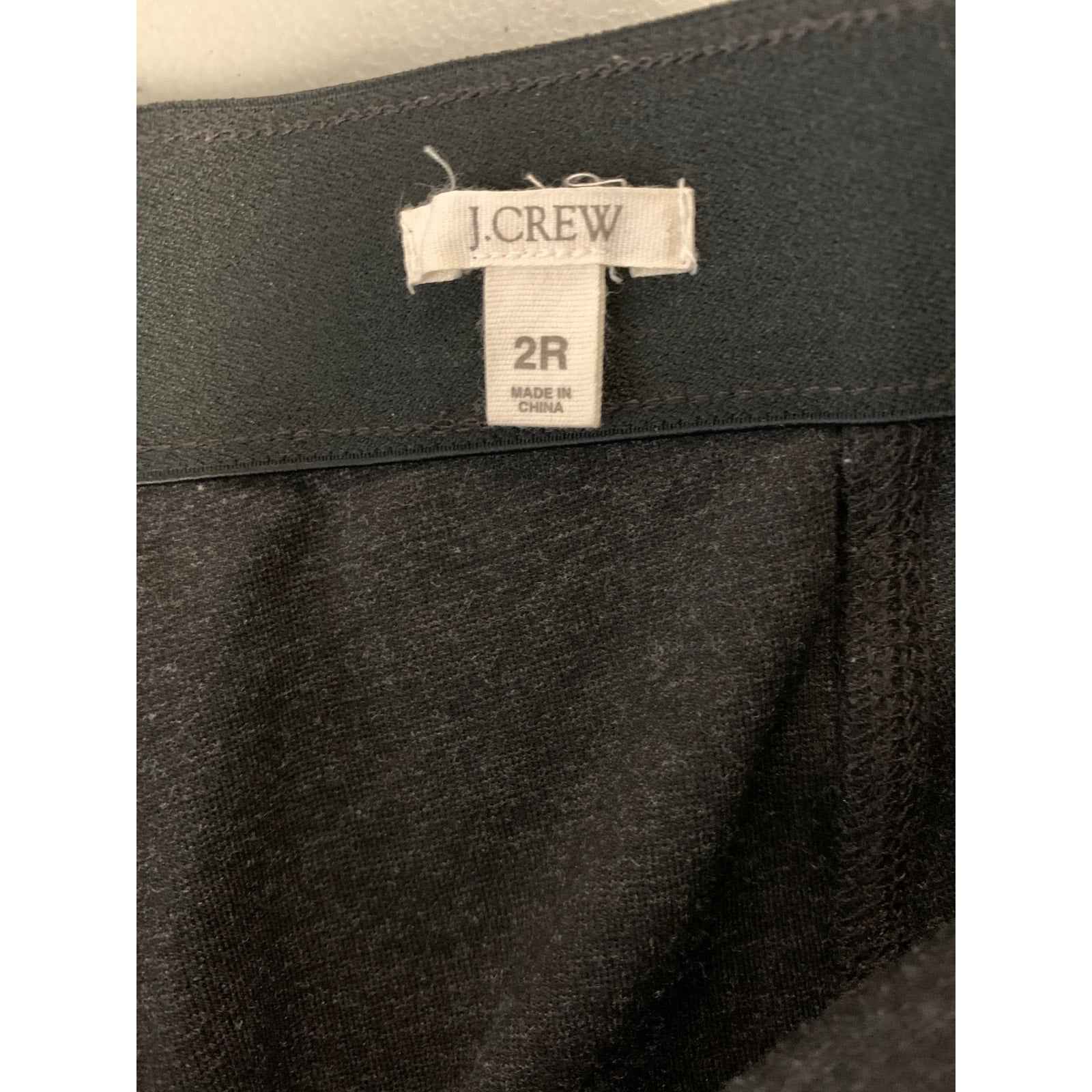 J. Crew Charcoal Gray Leggings Sz 2 Regular