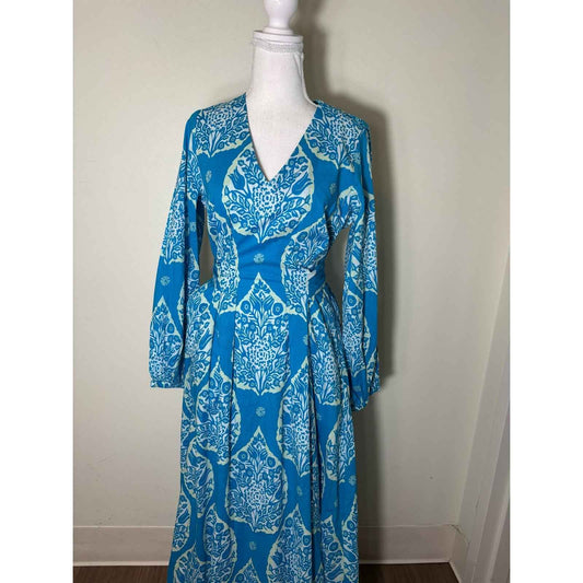 Livro Adler Dress In Bontanical Leaf Print Sz XS