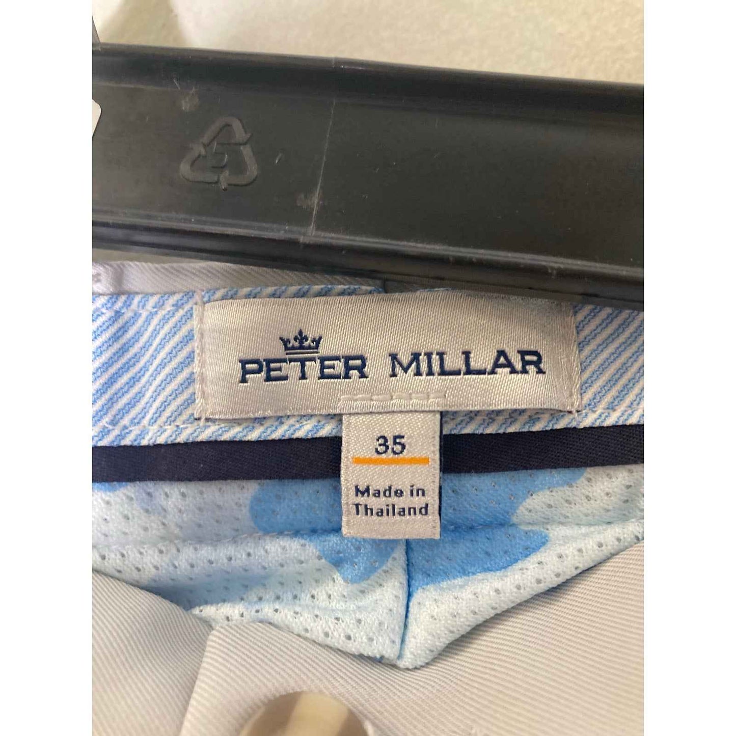 Peter Millar Light Gray Golf Shorts Sz 35