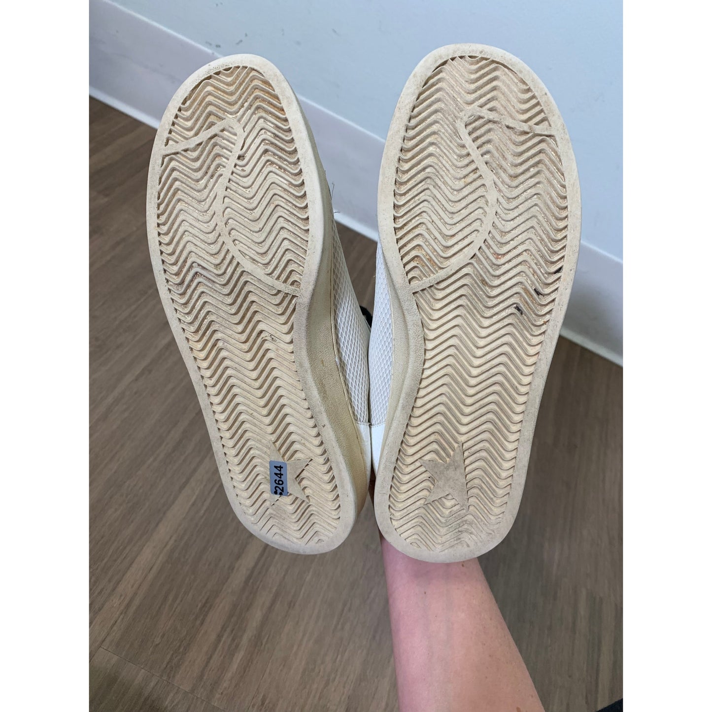 White Raven White Black GG Dupes Sz 7.5