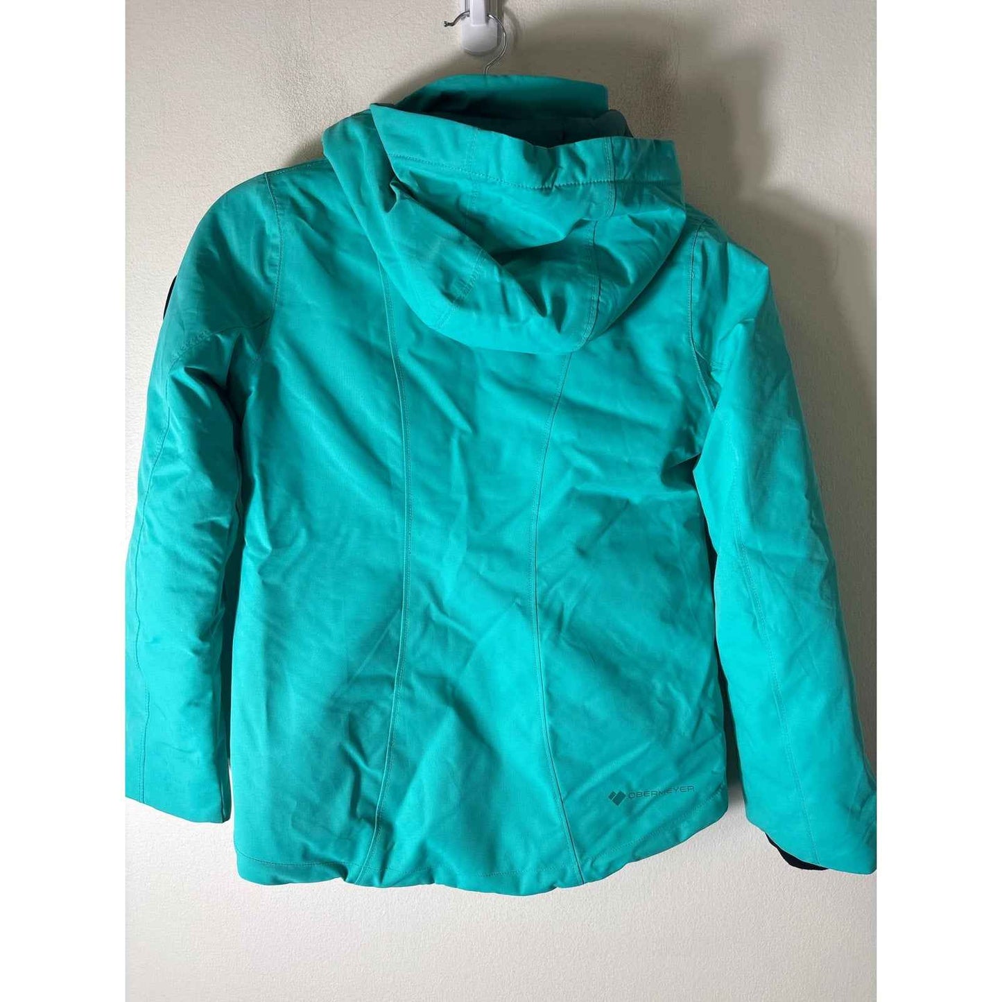 Girls Obermeyer Teal Ski Jacket Sz 8