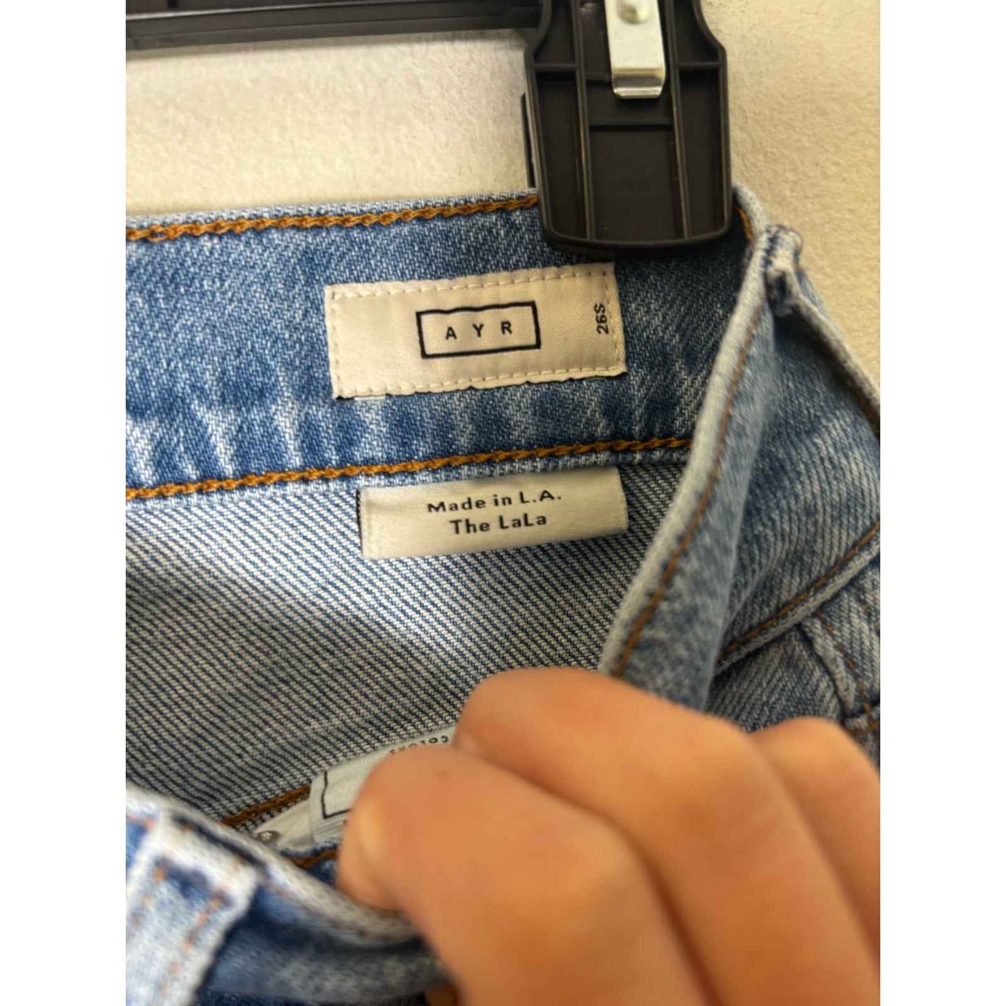 AYR Denim Light Blue Straight Leg Jeans Sz 26