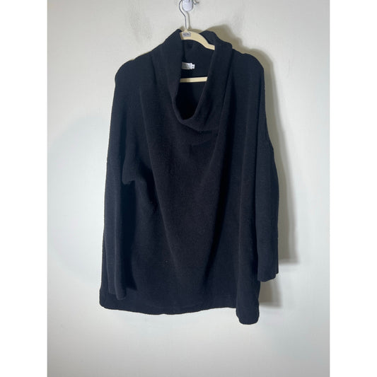 The Mint Black Oversized Long Sleeve Sweater Sz XL