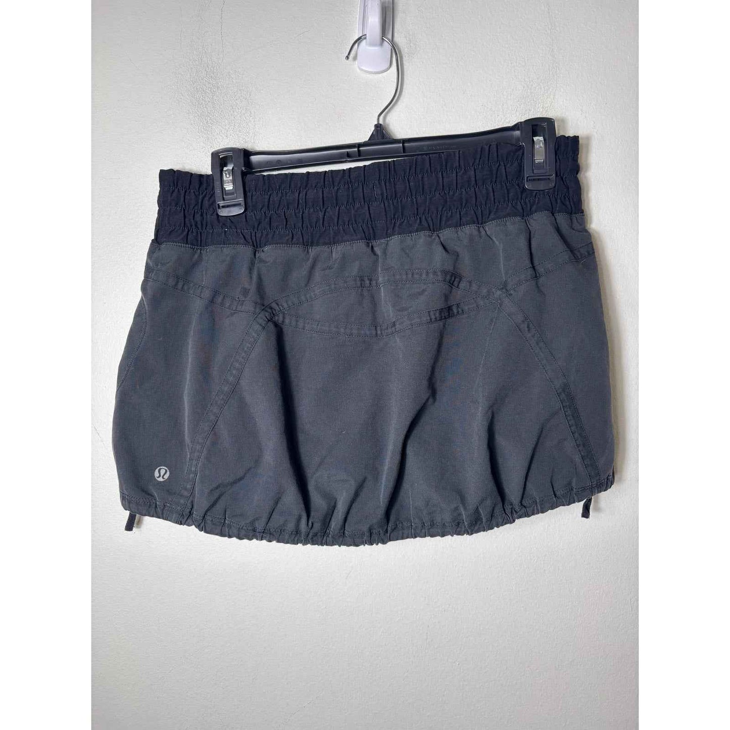 Lululemon Black Athletic Bubble Skort Sz 6