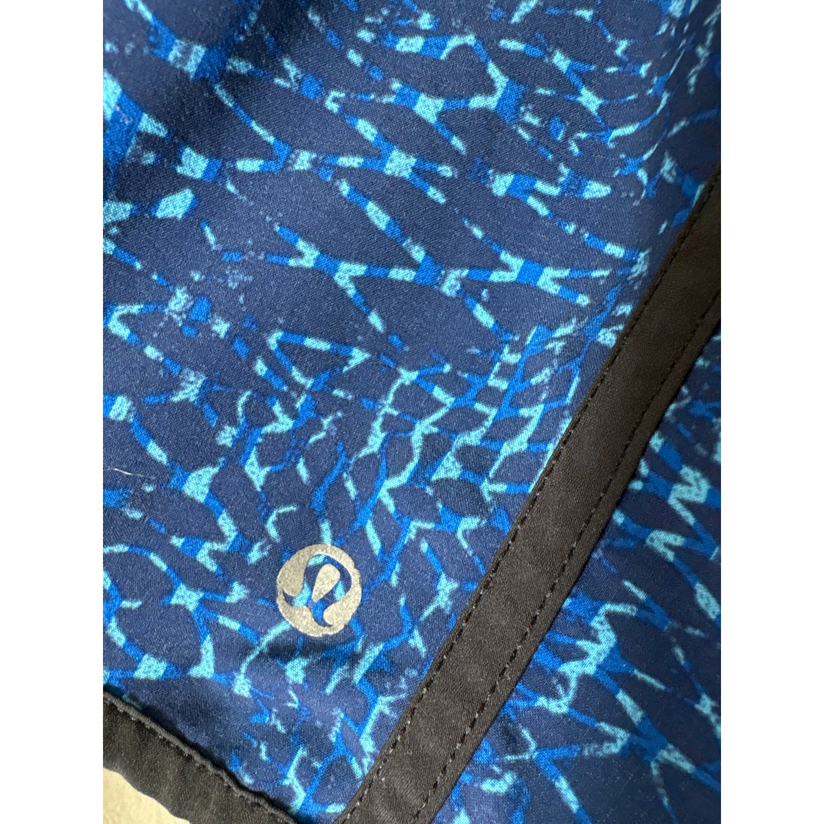 Lululemon Blue Patterened Athletic Shorts Sz 10