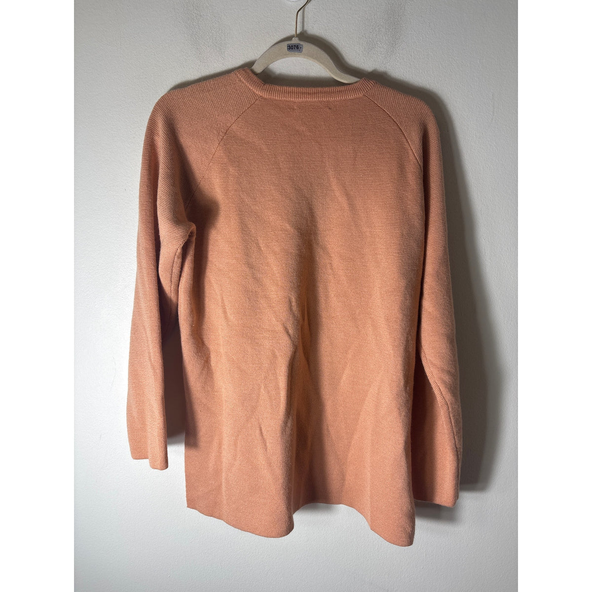 2ndDay Peachy Beige Long Sleeve Knit Sweater Sz L