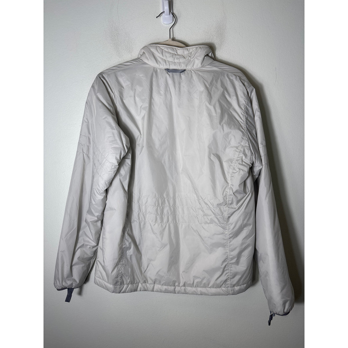 Women's The North Face Off White Gray Insulated Jacket Sz M