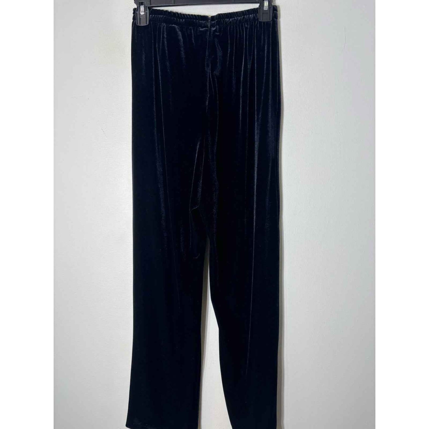 En Francais Black Velour Shell and Pants Set Sz S