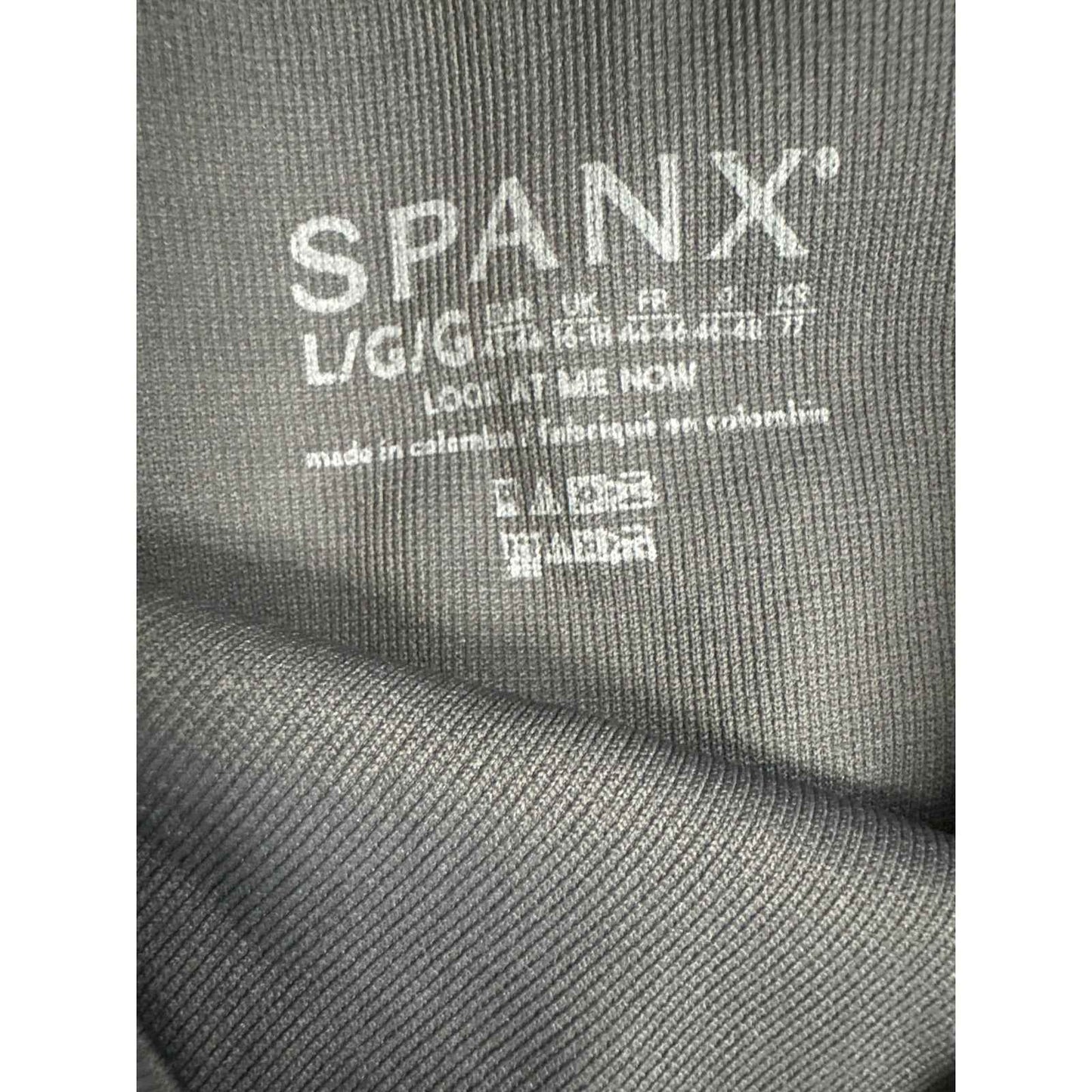 Spanx Black Camo Leggings Sz L