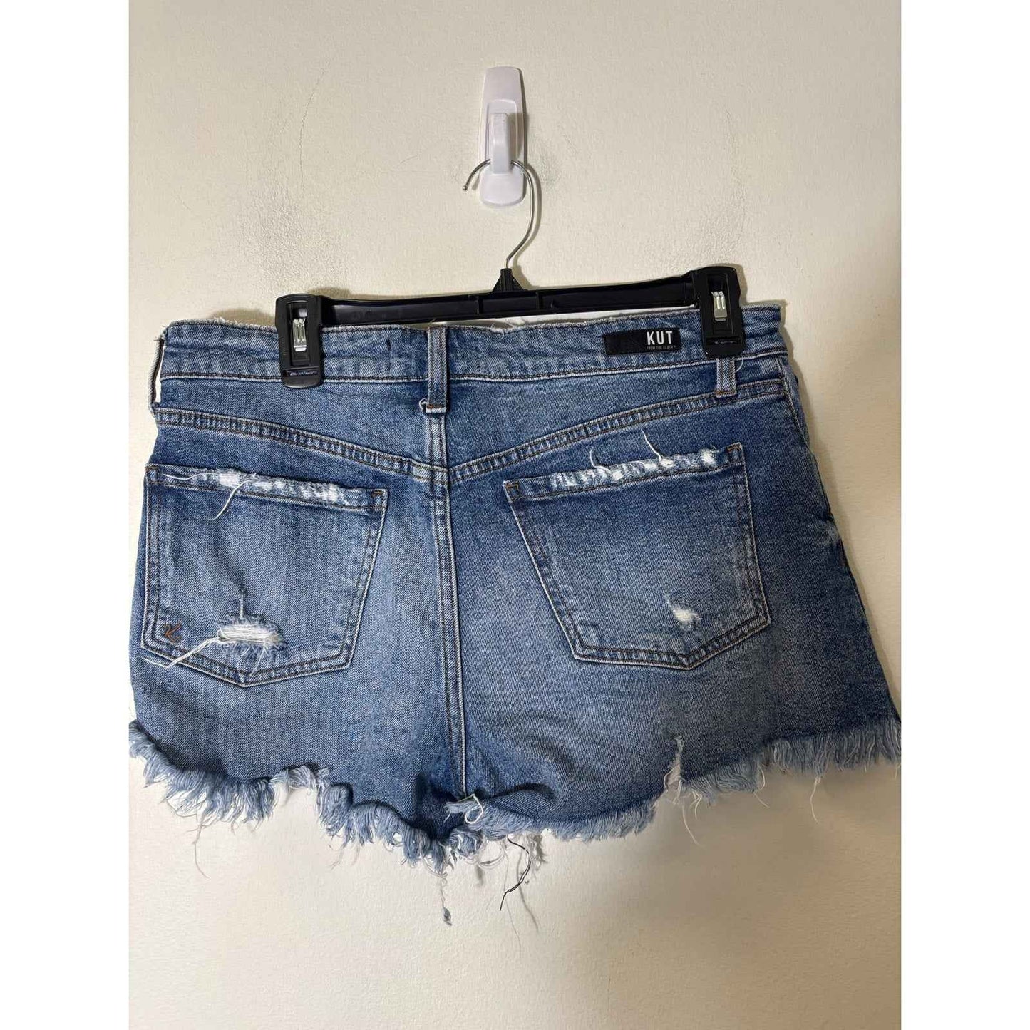 Kut From the Cloth Denim JANE Blue Jean Short Shorts Sz 8