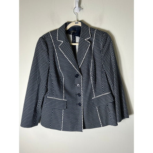 Basler Navy and White Jacket  Fits like a sz 16