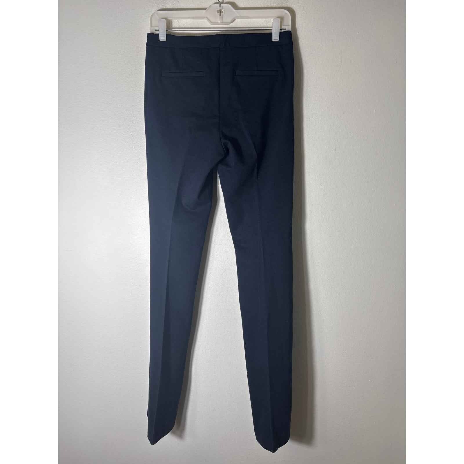 Kobi Halpern Black Professional Straight Leg Ankle Pants 35" Inseam Sz 6