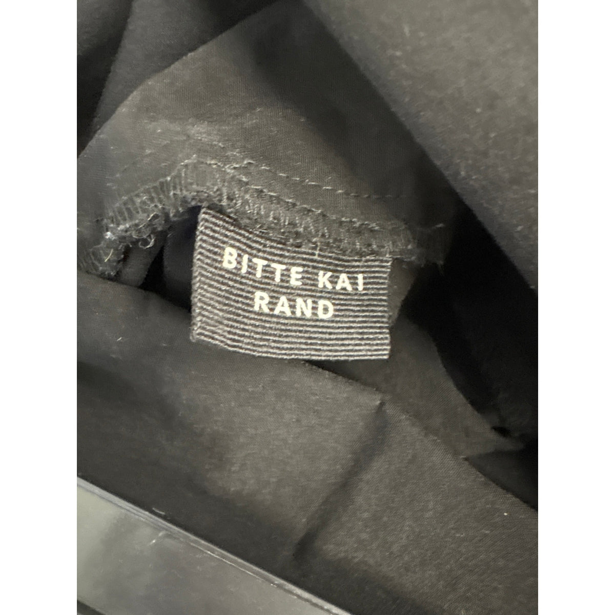 Bitte Kai Rand Black Foldover Pants Sz M