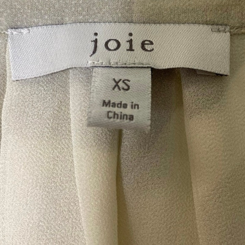 Joie Gray Sleeveless Camo V-Neck Top Sz XS