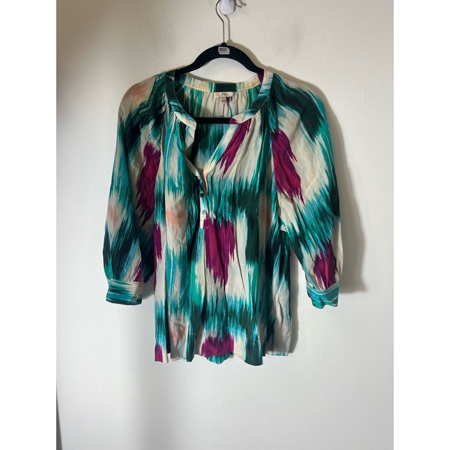 Joie Multi Color Patterned Blouse Sz S