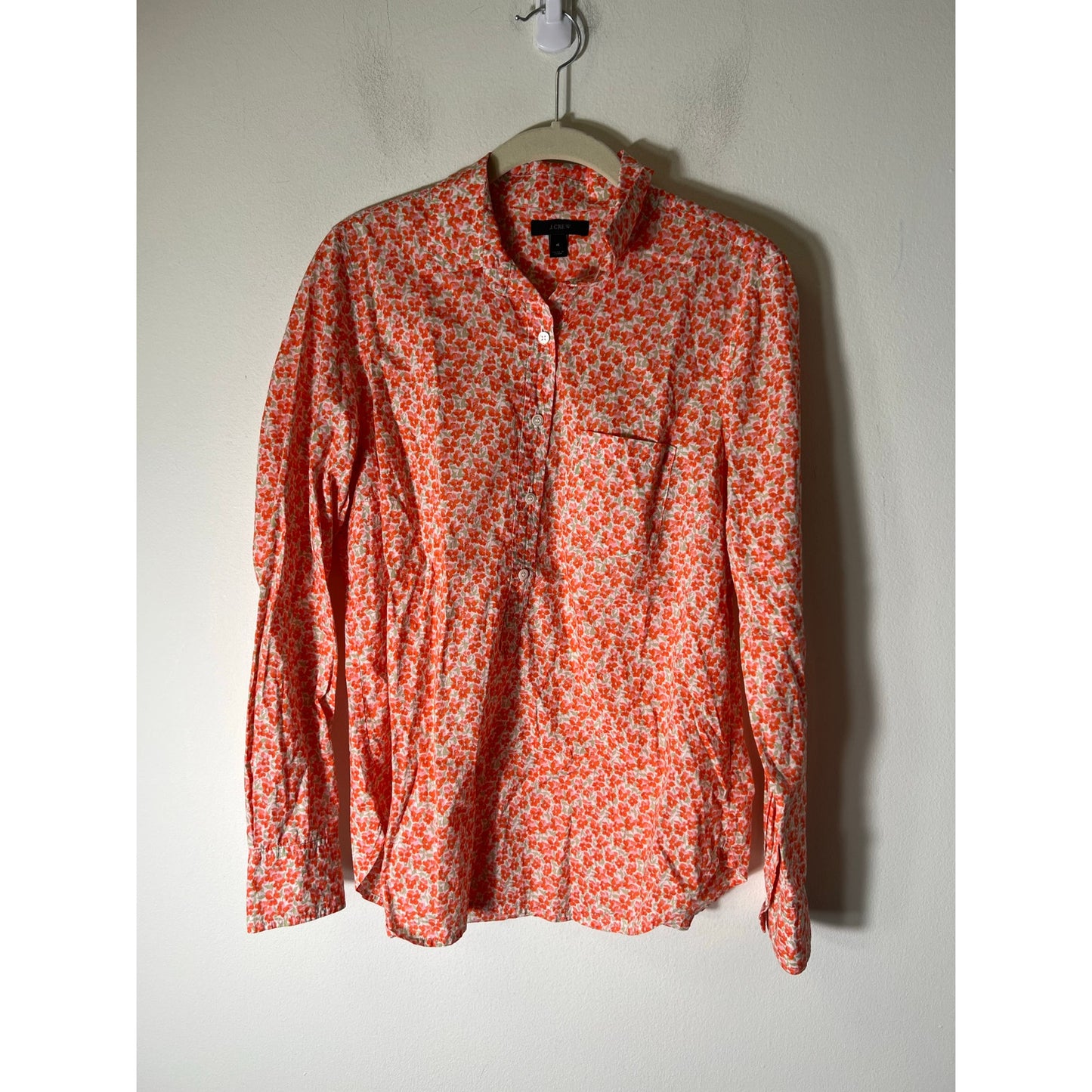 Bundle of 2 J. Crew and Talbots Long Sleeve Cotton Button Up Shirts Sz S