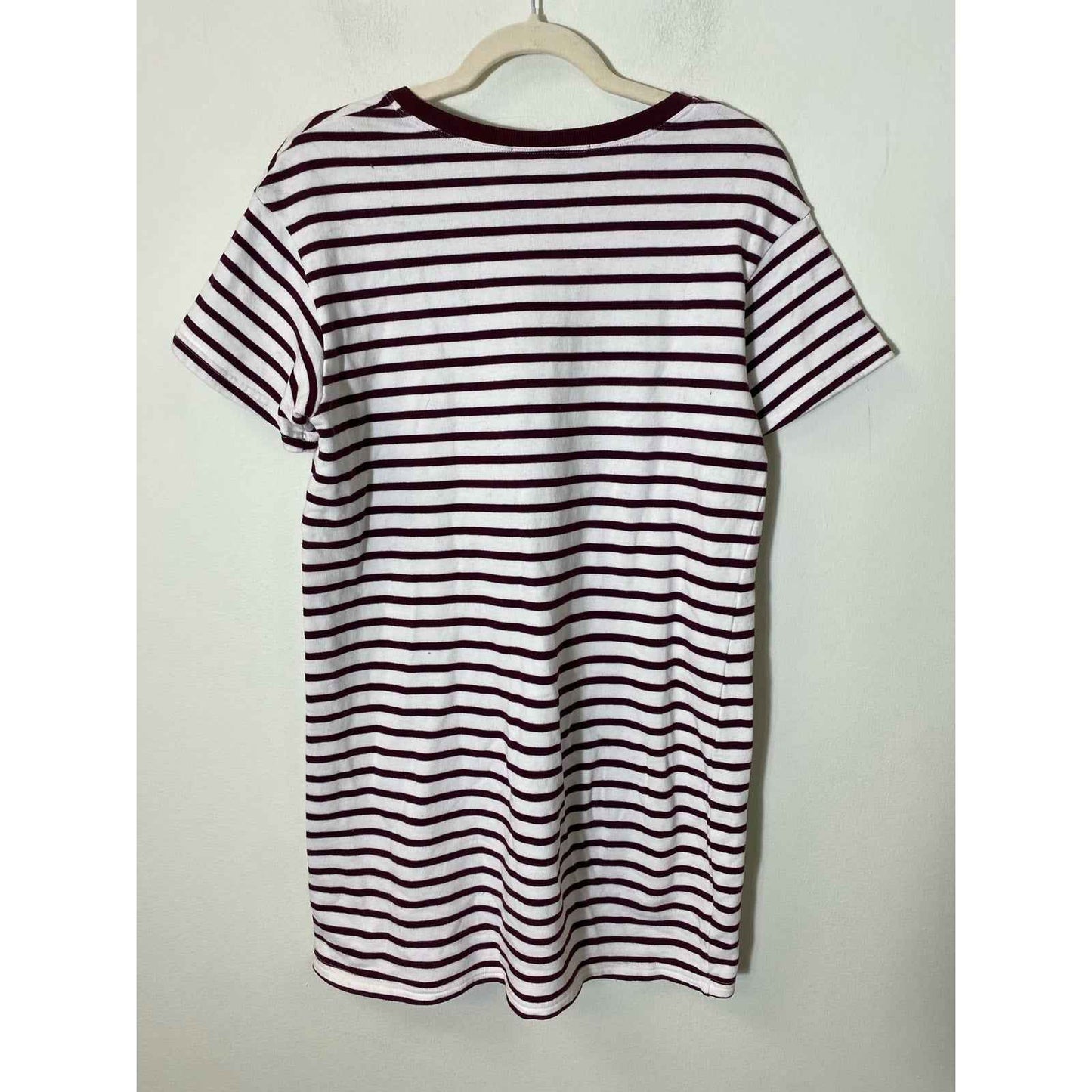 The Fifth Maroon/White Terry Mini Dress Sz S