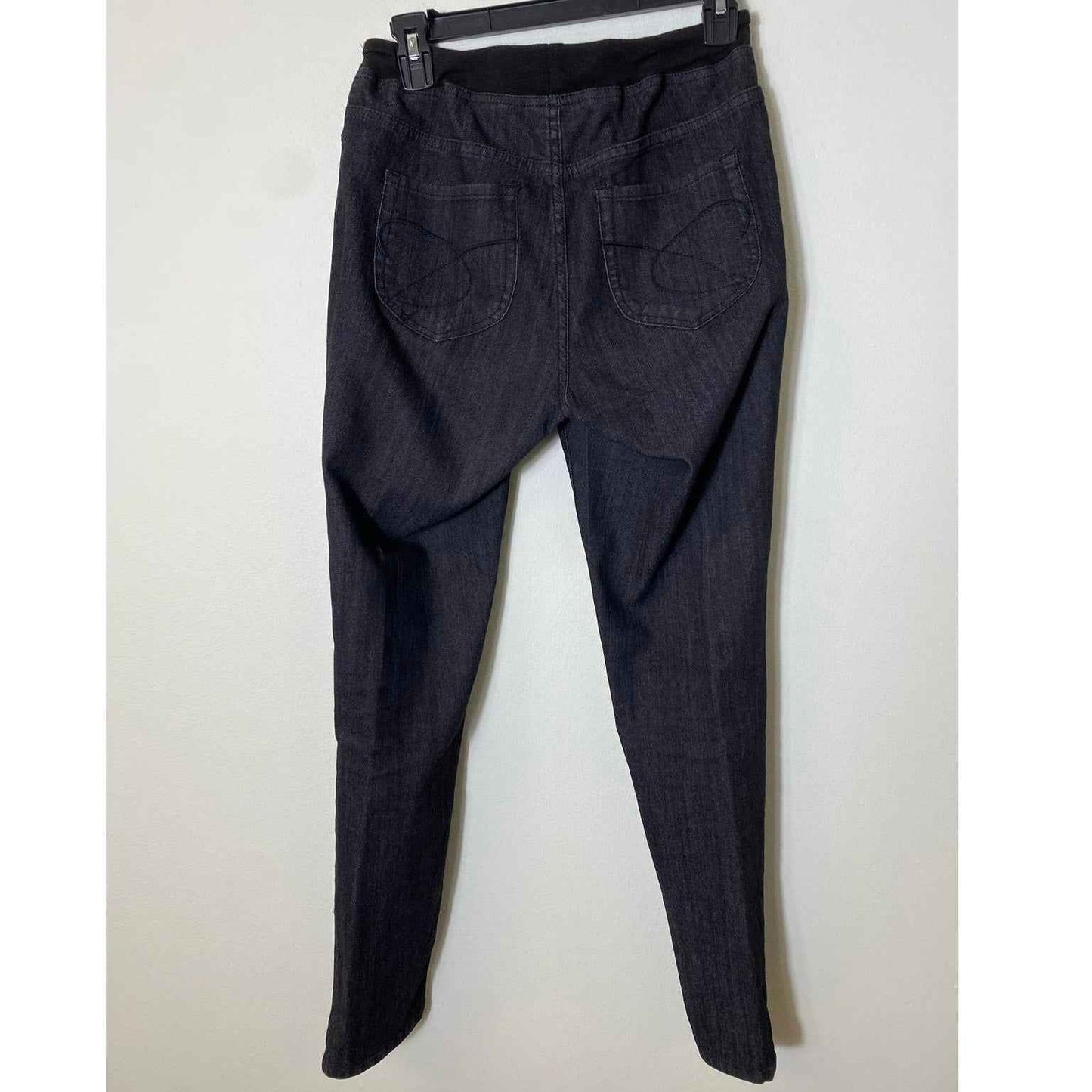 Chico's Platinum Jegging Stretch Gray Skinny Jeans Sz 0 (reg 4)