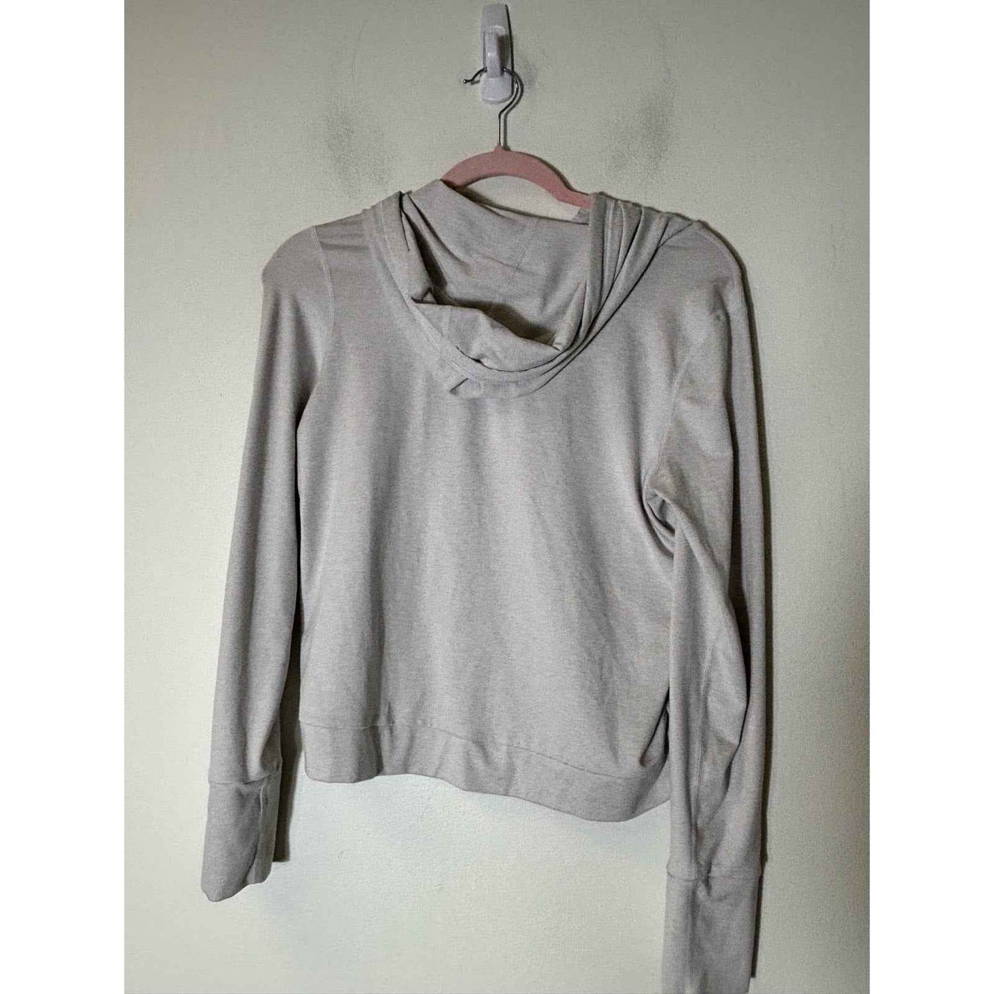 Vuori Oatmeal Long Sleeve Hooded Sweatshirt Sz XS