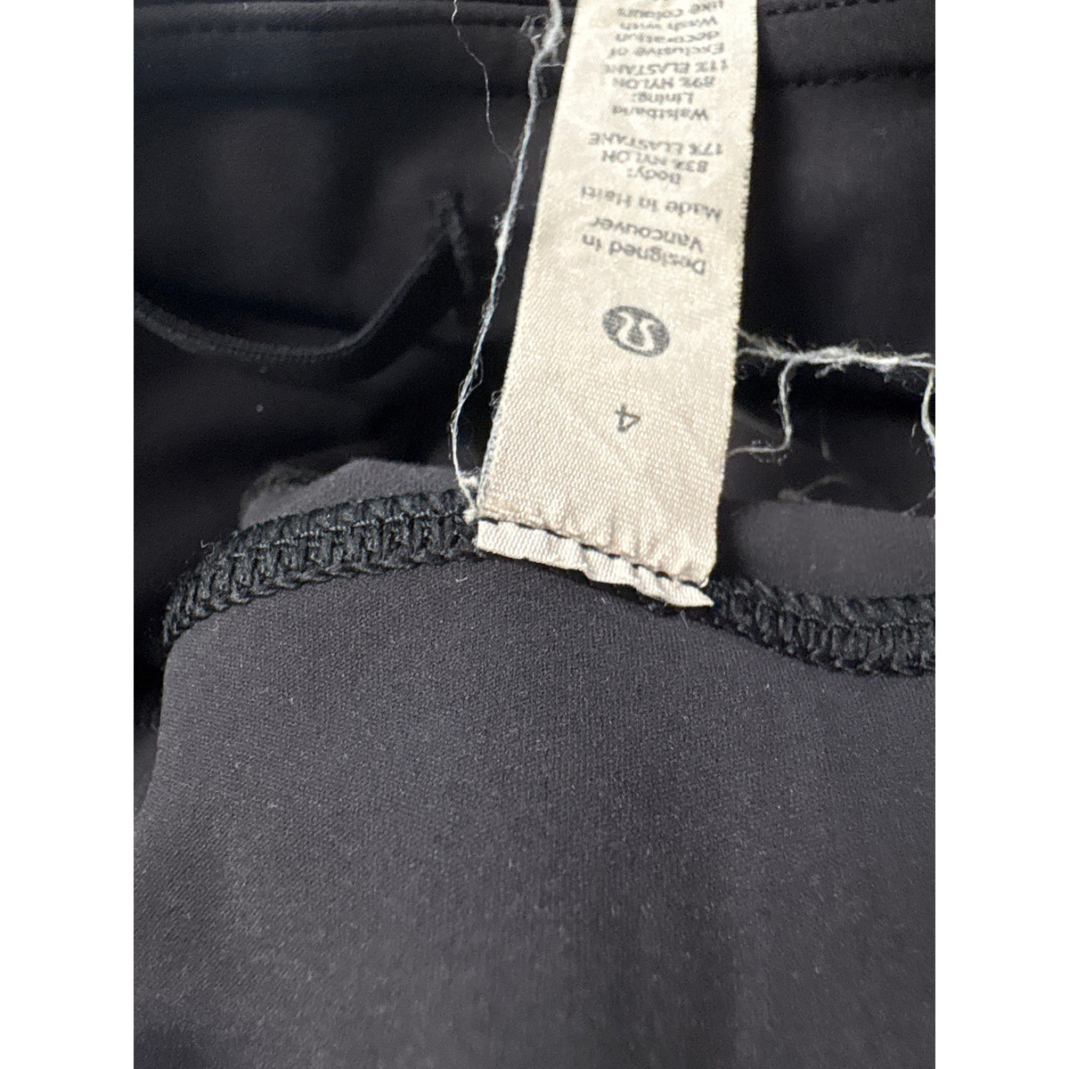 Lululemon Athletic Leggings Black Sz 4