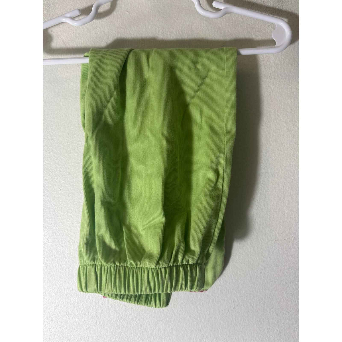 GIrls Vintage Amanda Remembered Lime green smocked top&pants set Sz 4