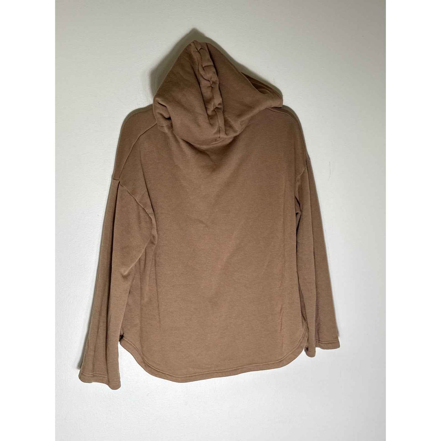 LNA Clothing Tan V Neck Hoodie sz S