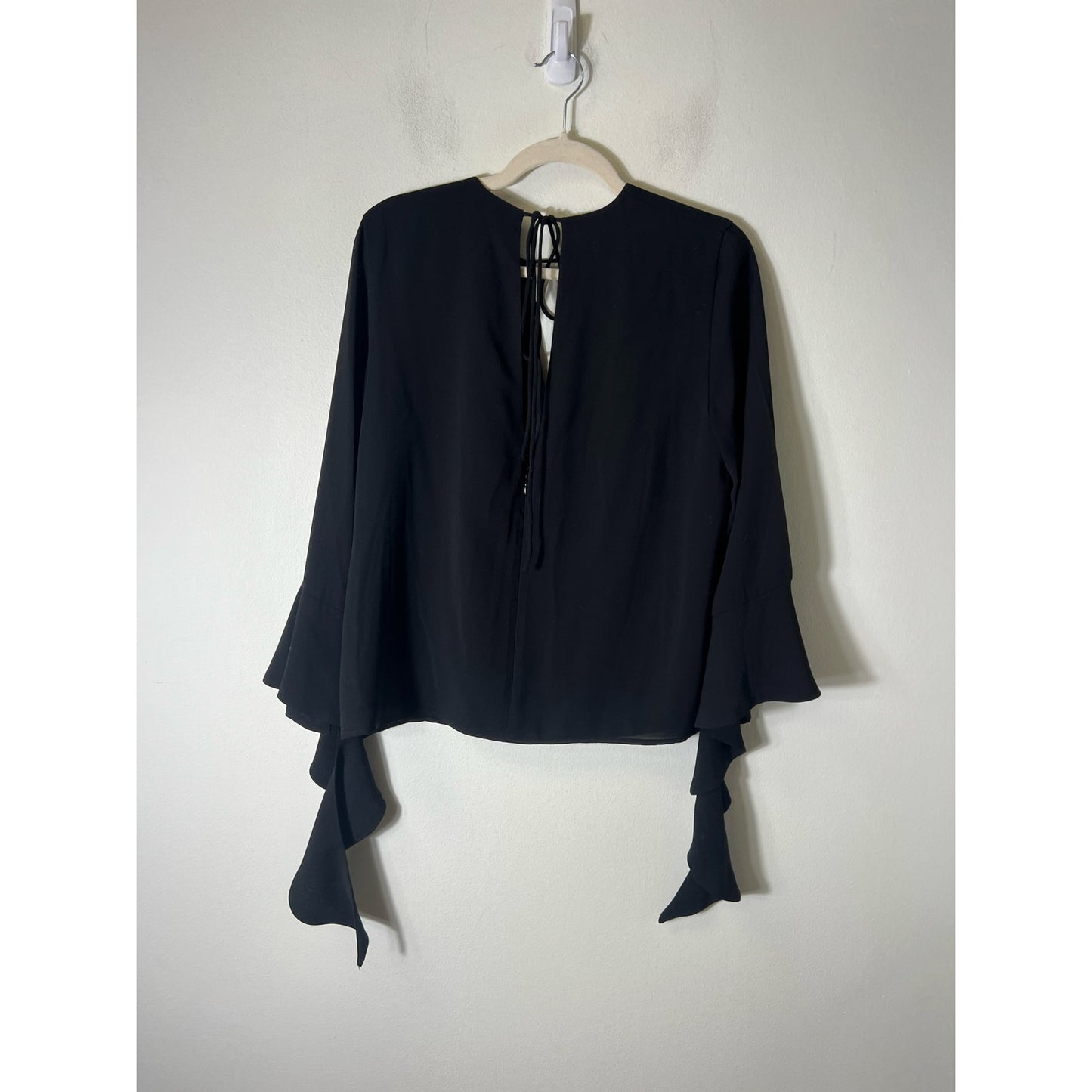 C/Meo Collective Black Long Sleeve Blouse Sz L