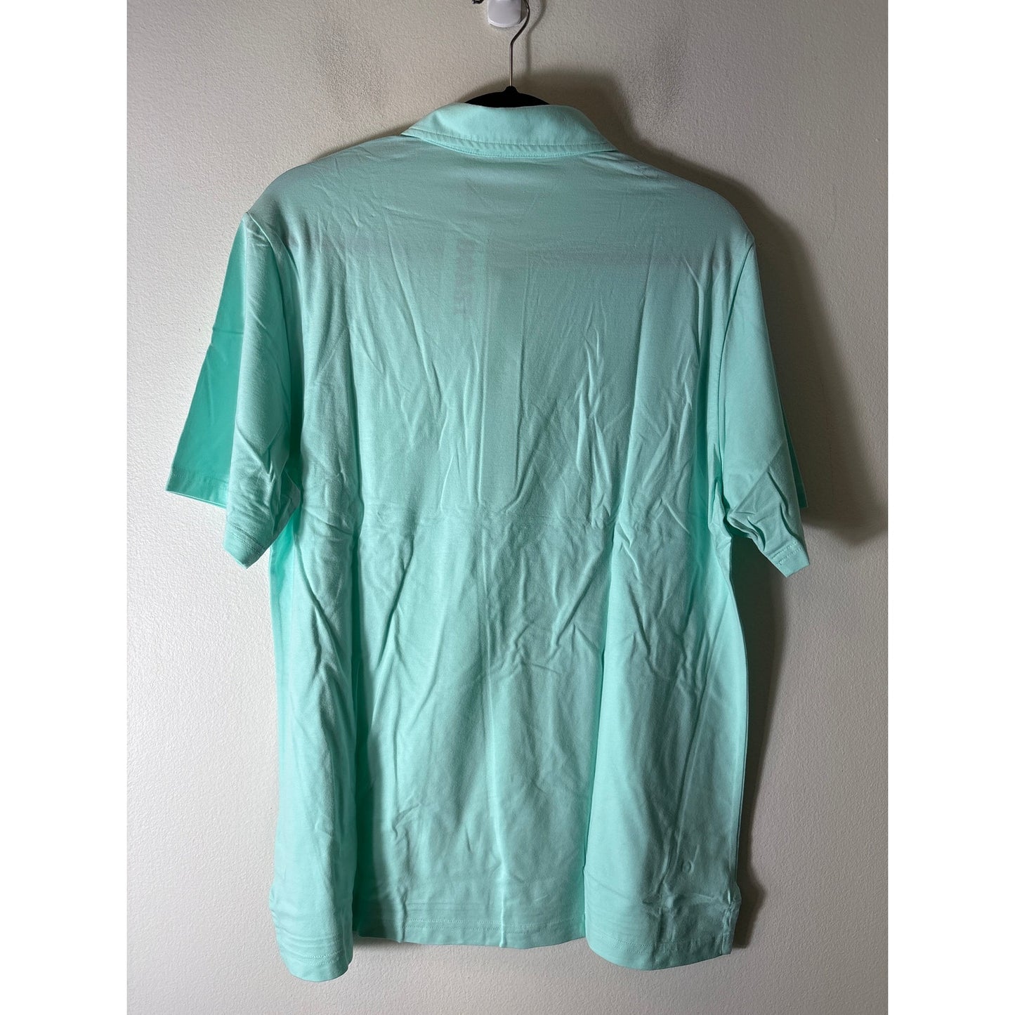 NWT Mens Boast Mint Julep White Leaf Club Polo Sz M