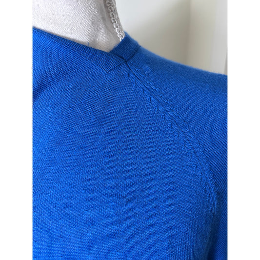 COS Cobalt Blue Sweater Maxi Dress Sz L