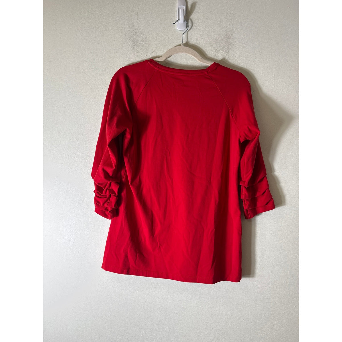 ELI red Long SLeeve Tee Sz M