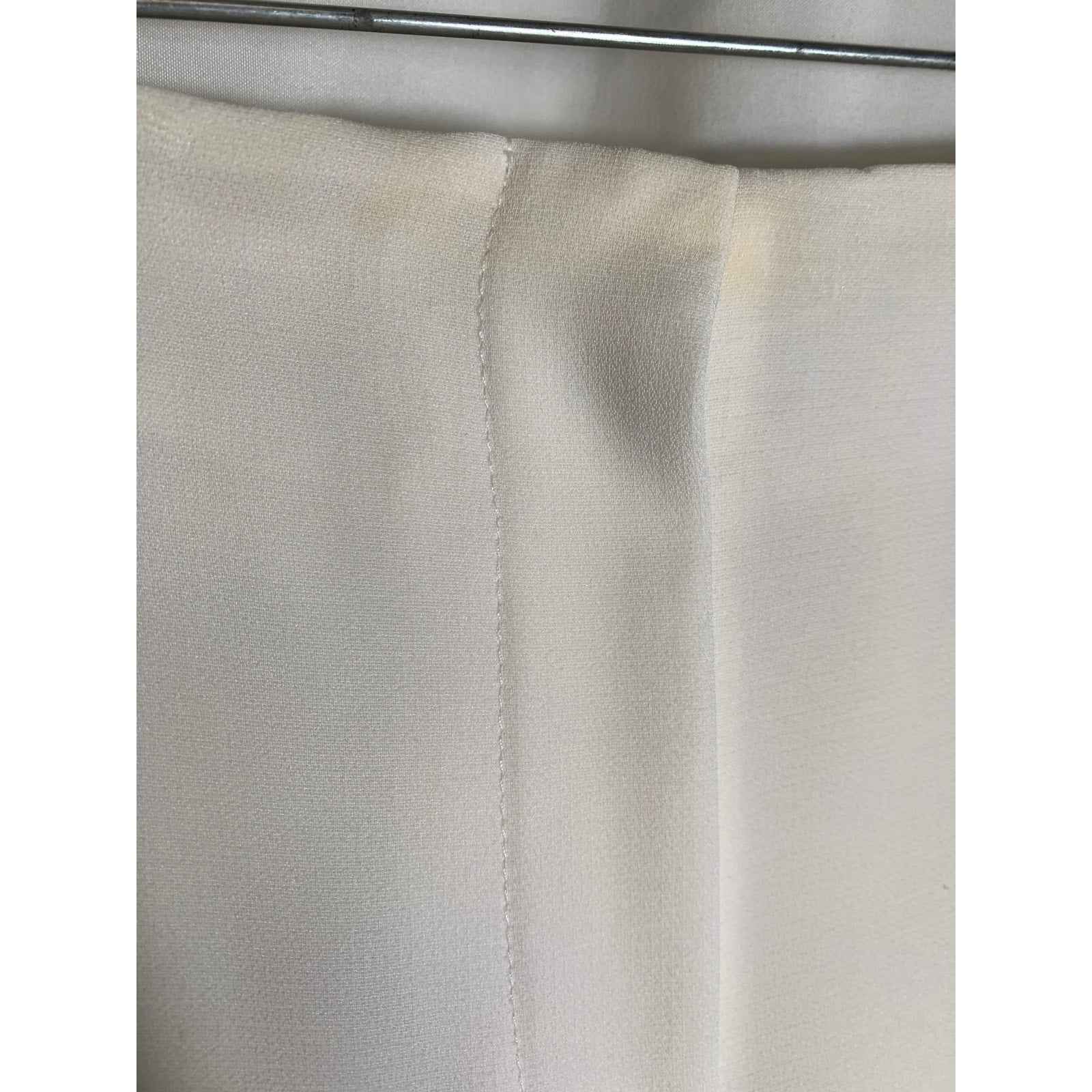 Louben White Straight Leg Dress Pants Sz 2P