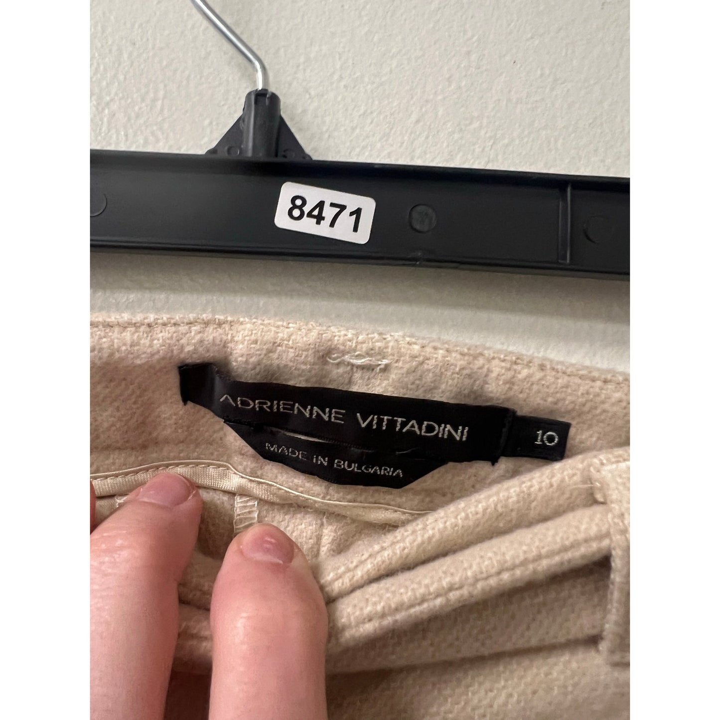 Adrienne Vittadini Tan Dress Pants Sz 10