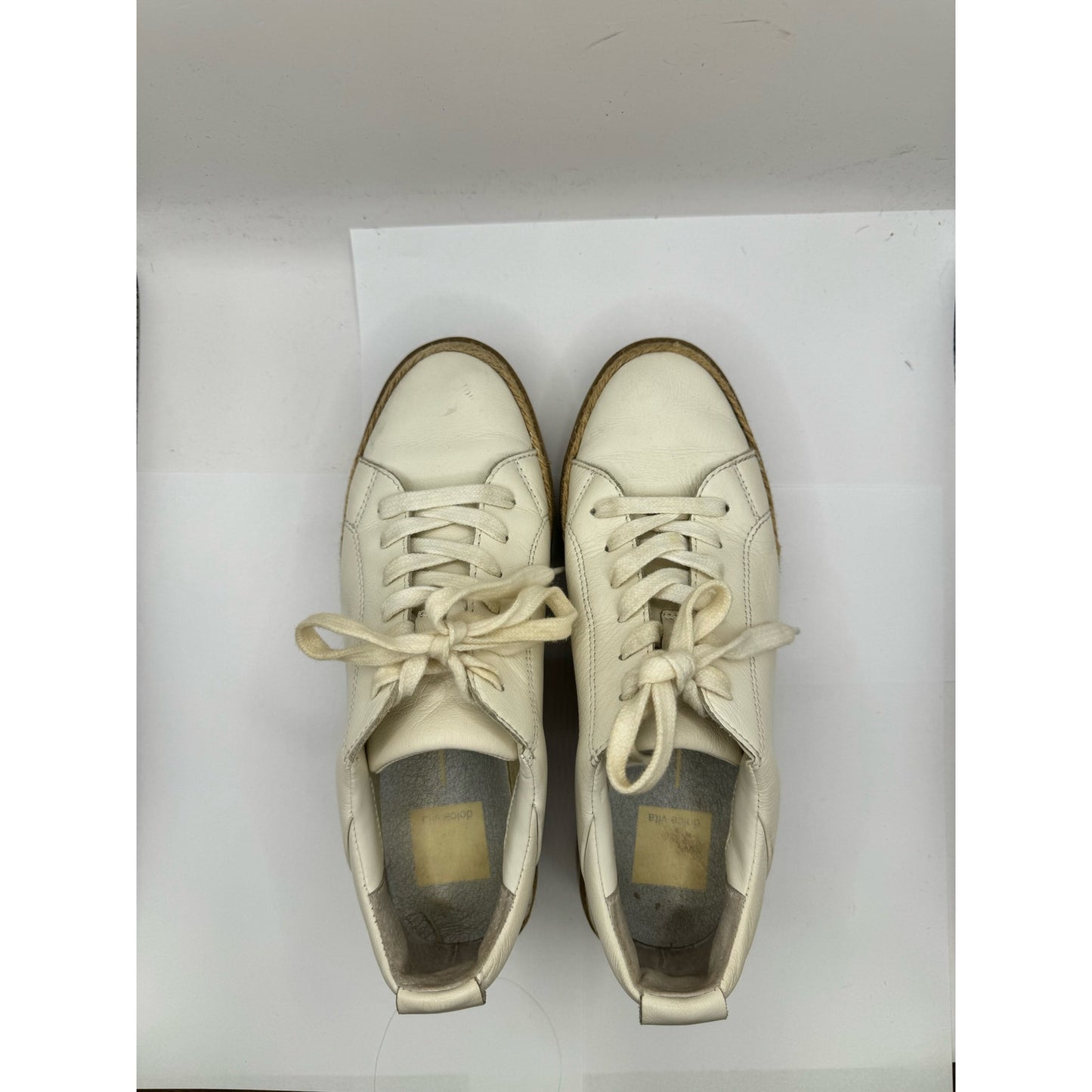Dolce Vita White Platform Fashion Sneaker Sz 6