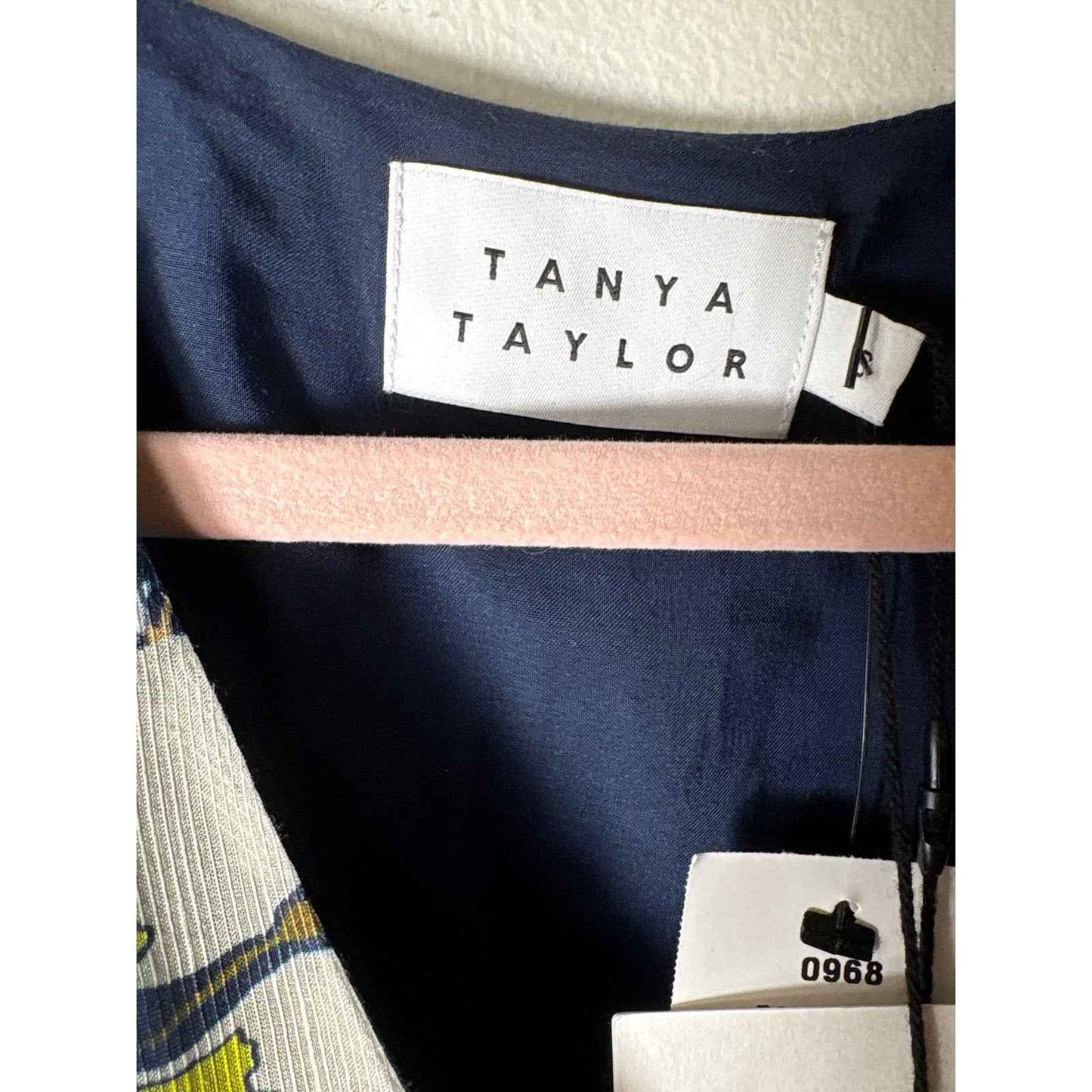 NWT Tanya Taylor Vivaria Black Floral Dress Sz S