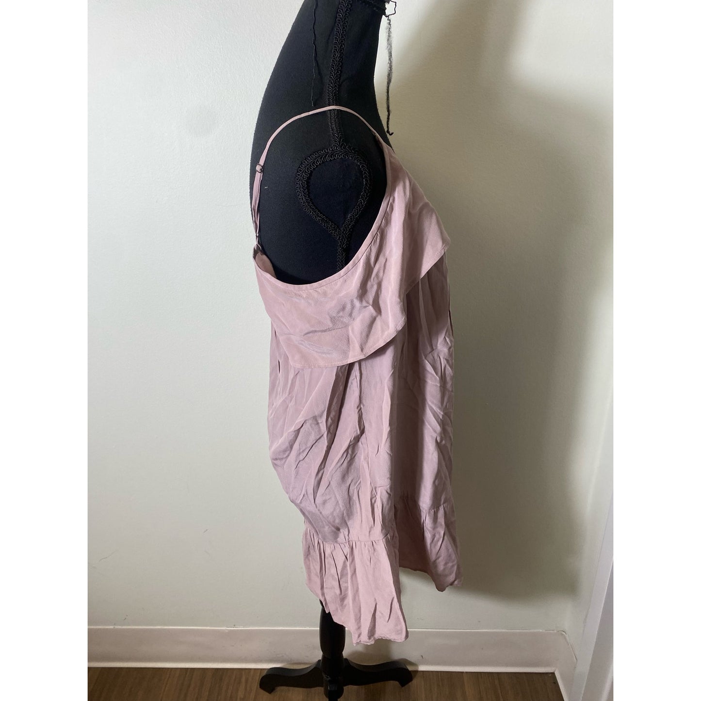 Joie Light Purple Cold Shoulder Silk Mini Dress Sz S