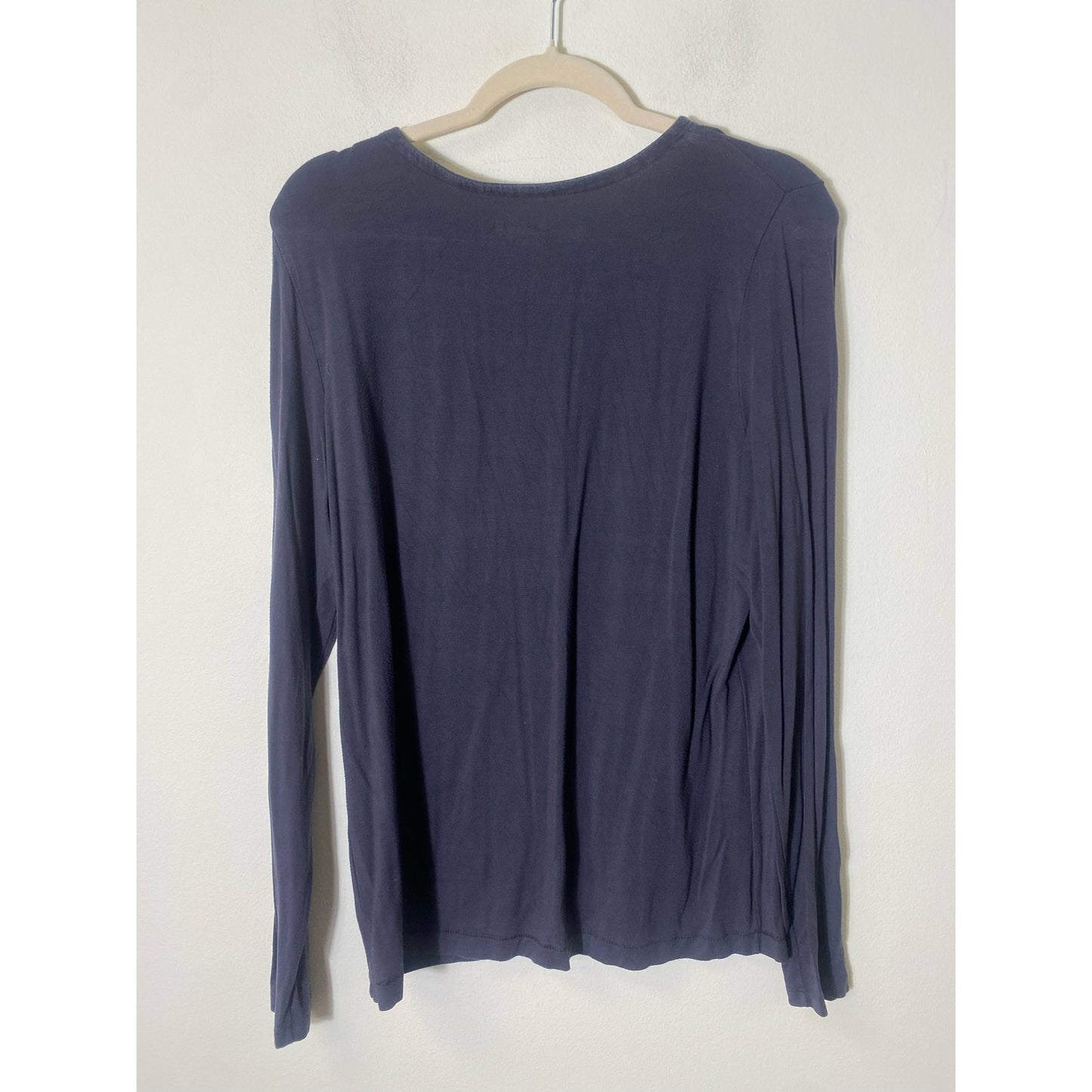 Horny Toad Black Long Sleeved Modal Tee Shirt Sz L