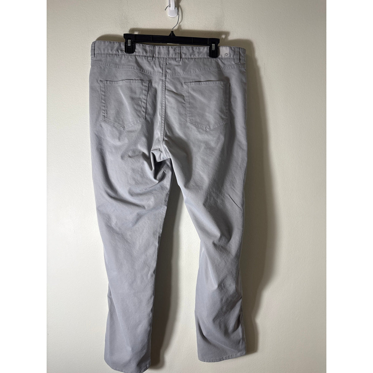 Mens Peter Millar Gray Flat Front Pants Sz 40/32