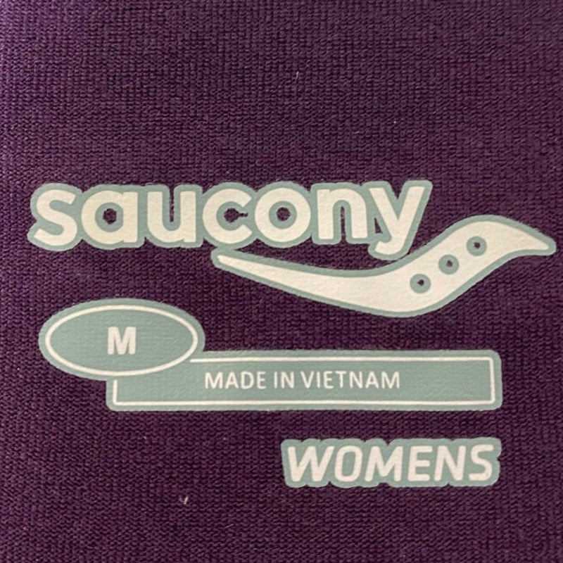 Saucony Run Dry Purple Athletic Tank Sz M