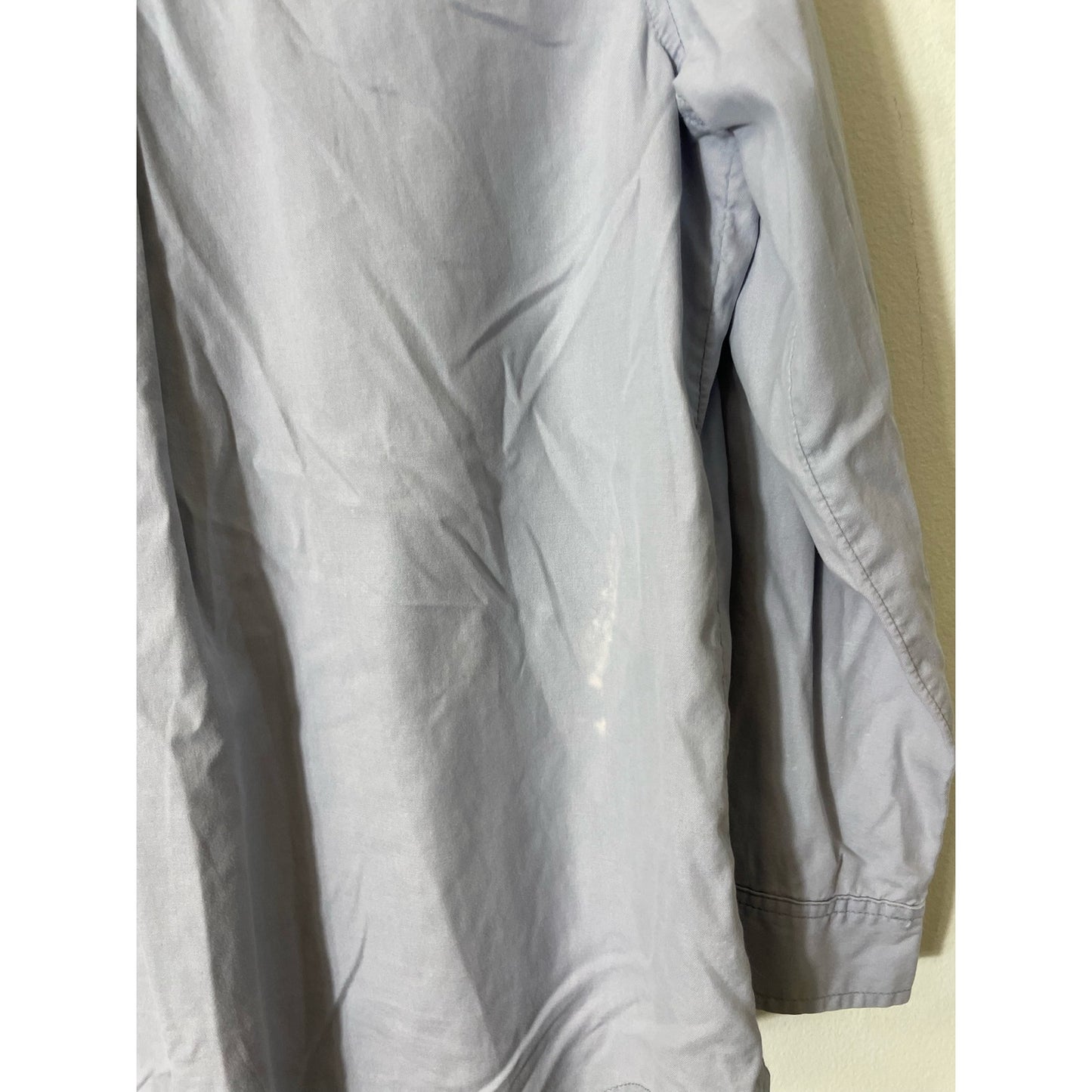 J Jill Blue Cotton Button Front Shirt Sz XS P