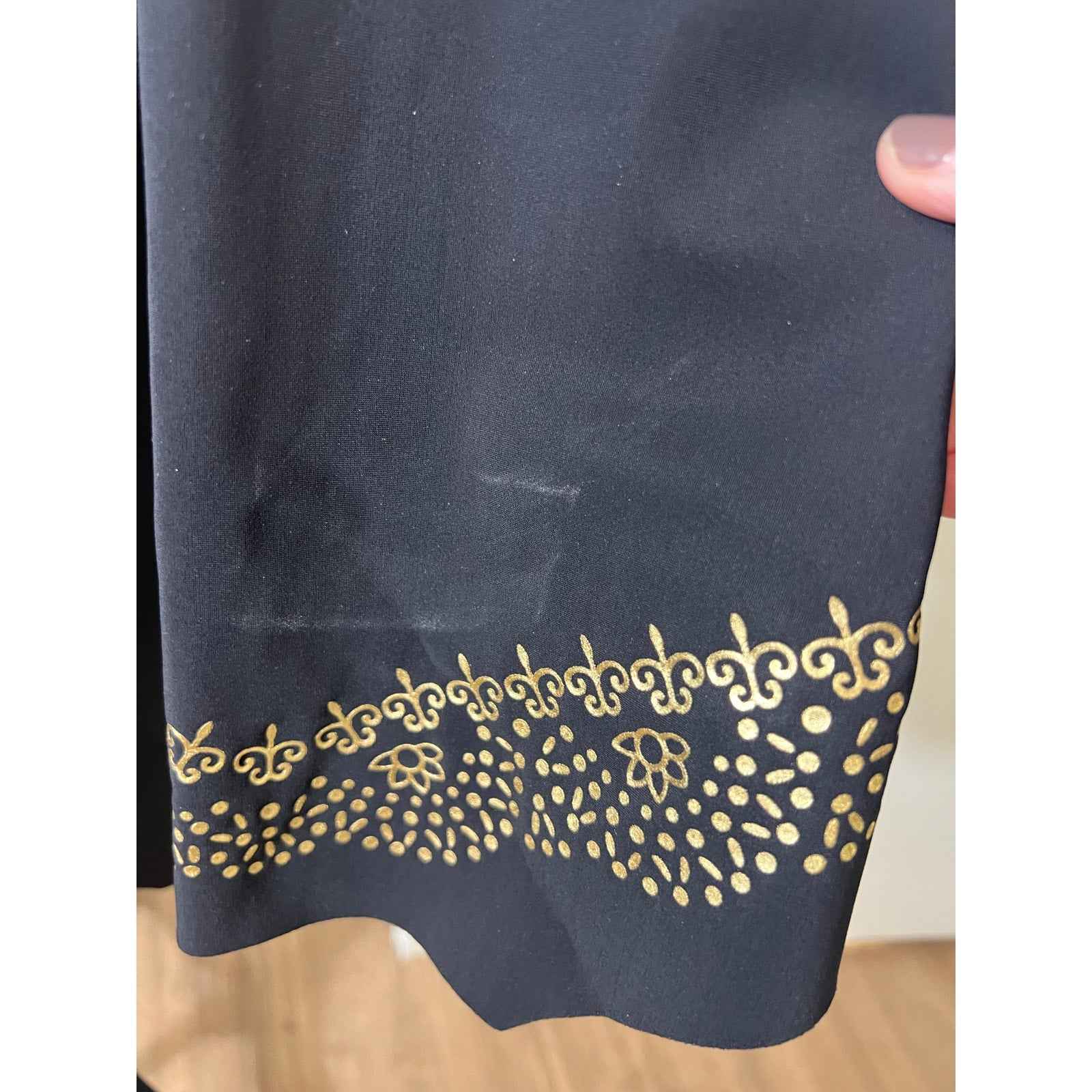 Chiara Boni Black Long Sleeve Mini Dress Sz