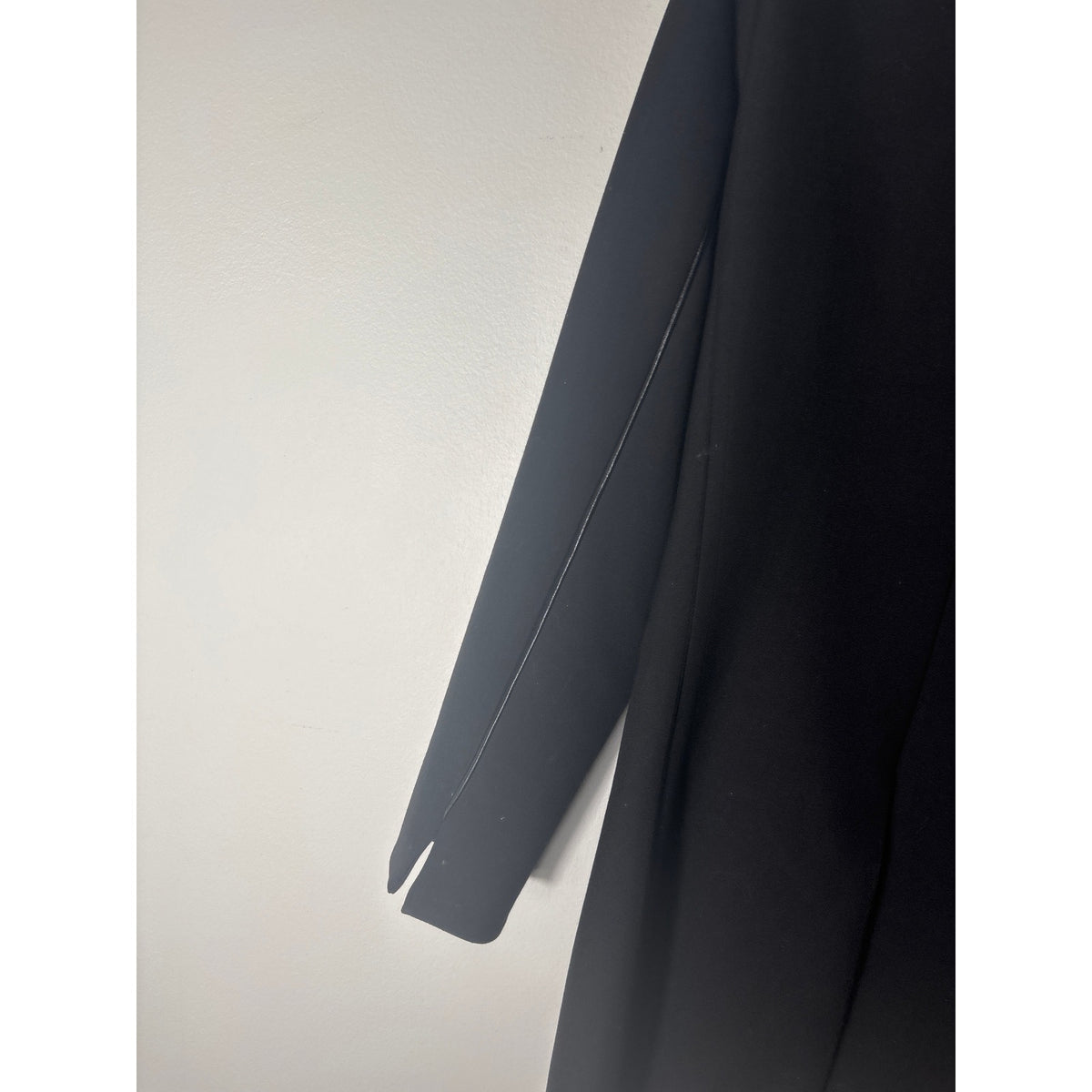 Etcetera Black with Leather Trim Blazer Sz 10