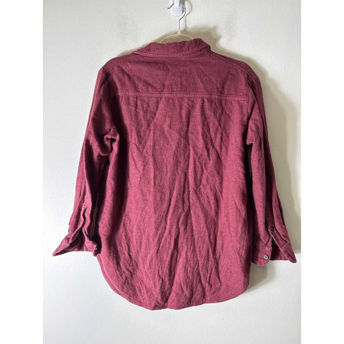Madewell Rust Flannel Button Up Shirt Sz Xs
