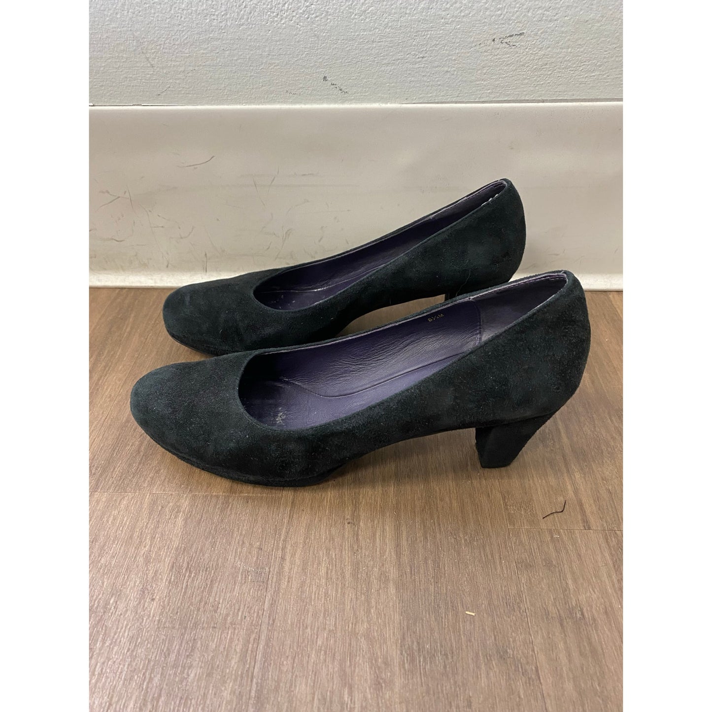Vaneli Black Rounded Toe Heels Sz 8.5