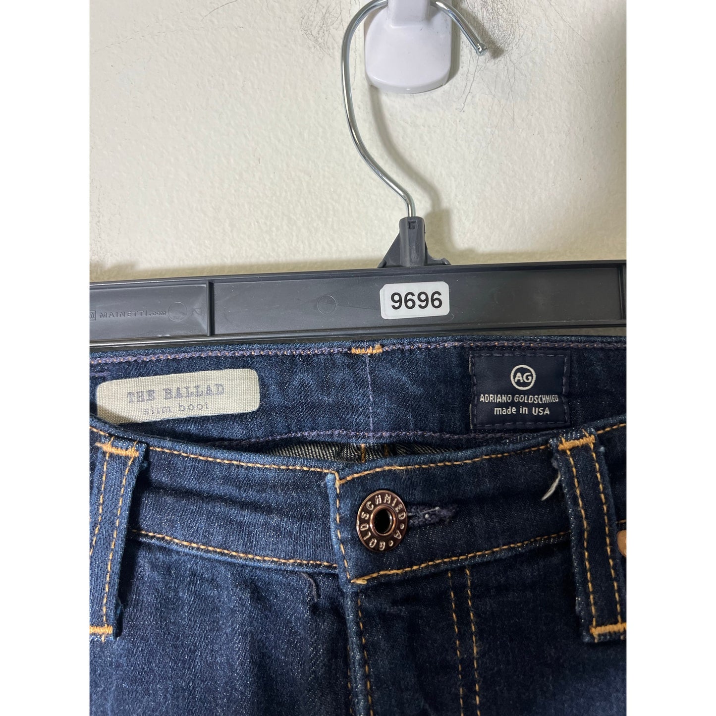 AG Dark Blue The Ballad Slim Boot Cut Jeans Sz 25R