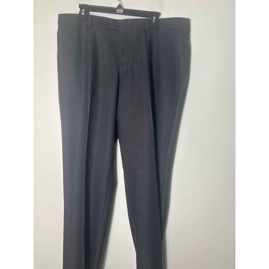 Men's Kenneth Cole Gray Wool Dress Pants Sz 38x32