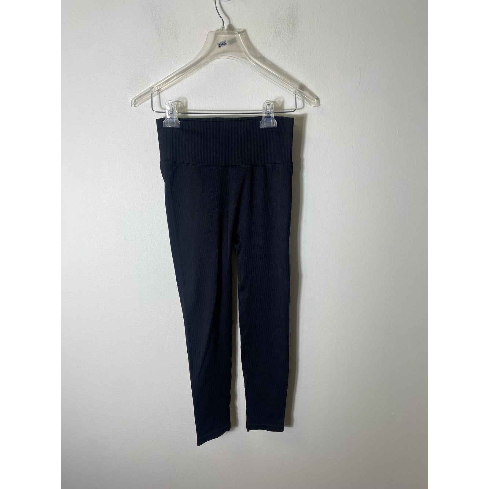 NWOT Bum Athletics High Waist Black Exercise Leggings Sz L